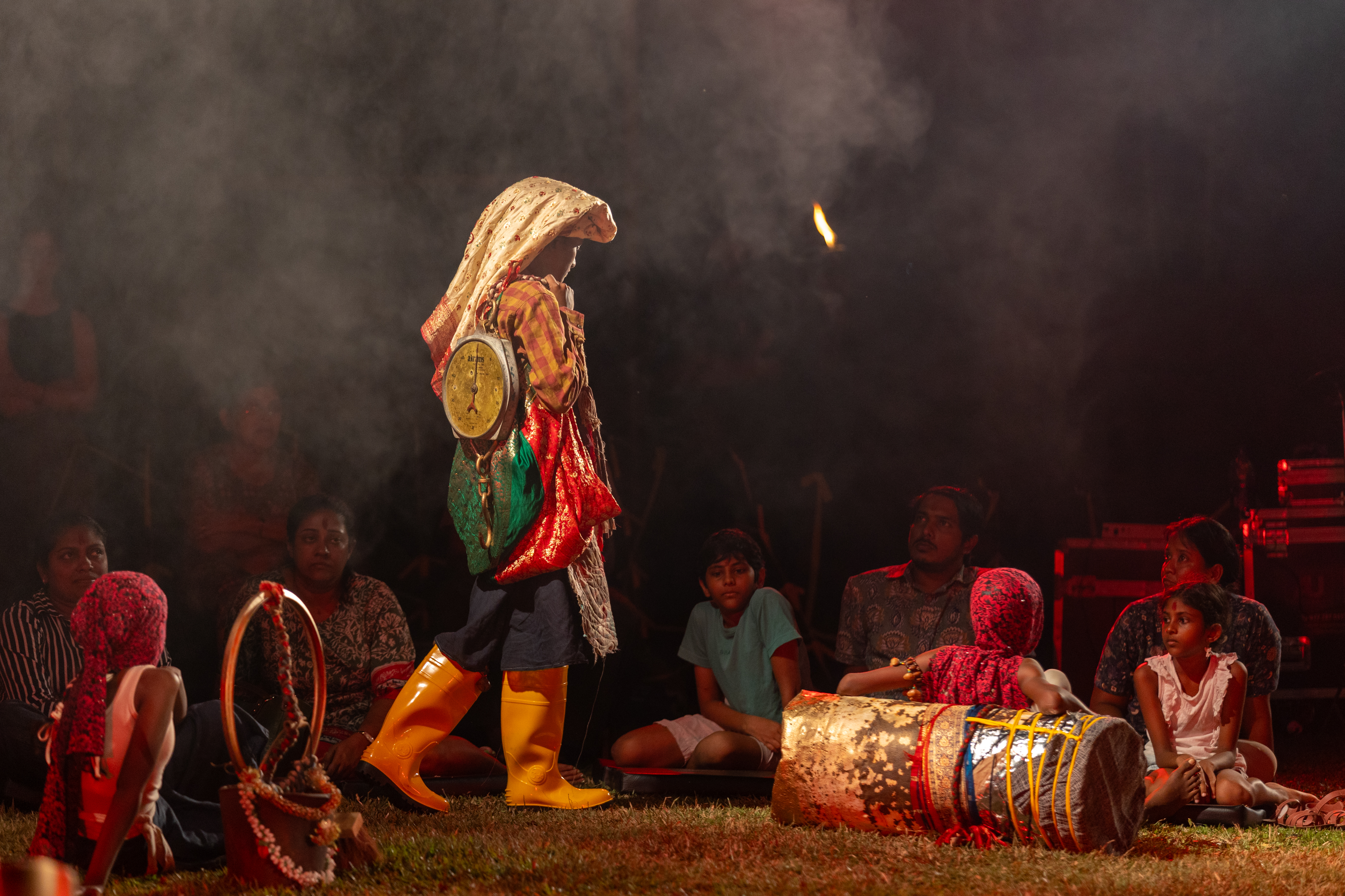 The Hills Are Not Silent - children performing at dusk